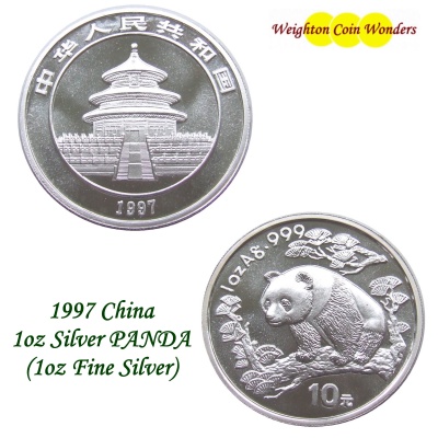 (image for) 1997 1oz Silver PANDA